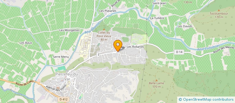 localisation de l'entreprise GAEC LES LAVANDES à CUERS