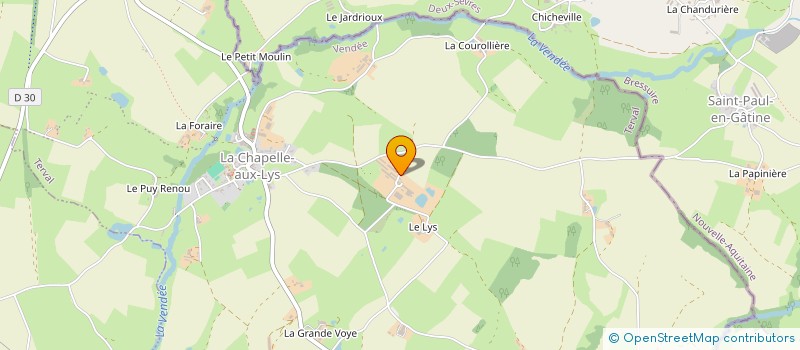 localisation de l'entreprise GAEC LES LYS à TERVAL