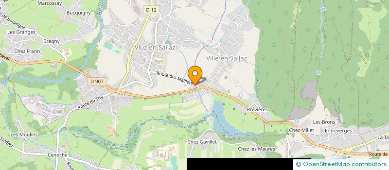 localisation de l'entreprise GAEC LES MAILLETS  VIUZ-EN-SALLAZ