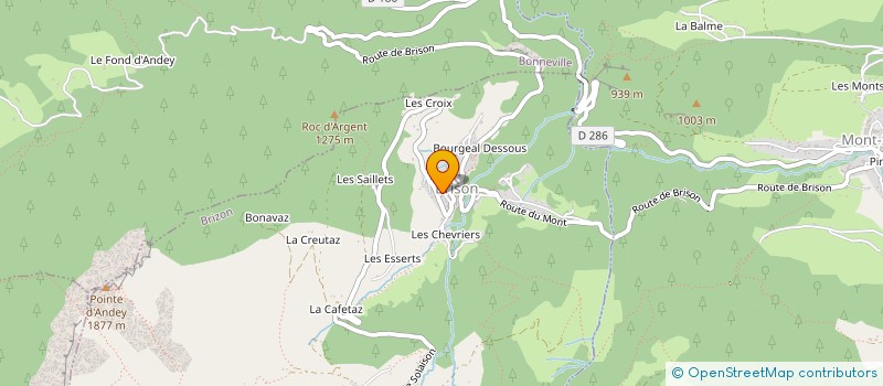 localisation de l'entreprise GAEC LES MARMOTTES à BRIZON