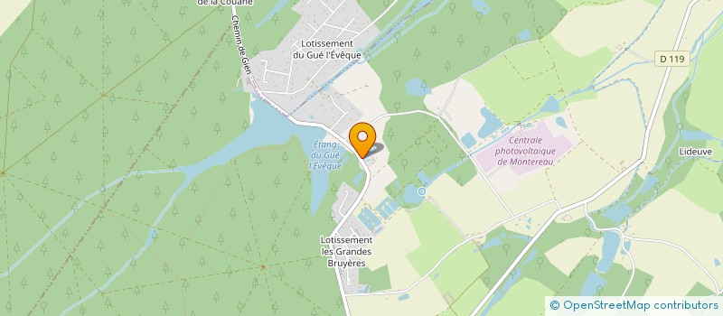 localisation de l'entreprise GAEC LES MAUVINIERES à VIEILLES-MAISONS-SUR-JOUDRY