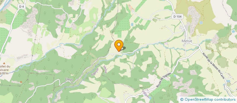 localisation de l'entreprise GAEC LES MAYOLS à CHATEAUFORT