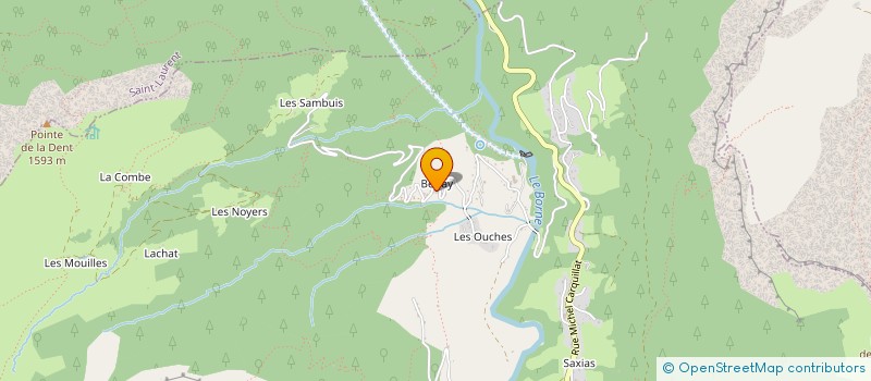 localisation de l'entreprise GAEC LES MEILLIRES à GLIERES-VAL-DE-BORNE
