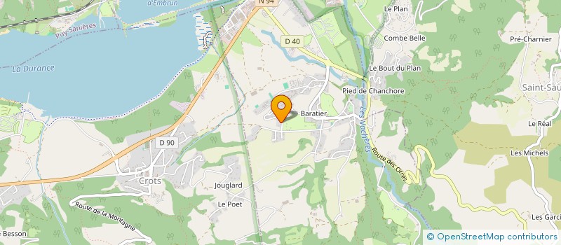 localisation de l'entreprise GAEC LES NUITS BLANCHES  BARATIER