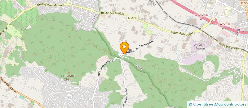 localisation de l'entreprise GAEC LES OEUFS DU MAS  HYERES