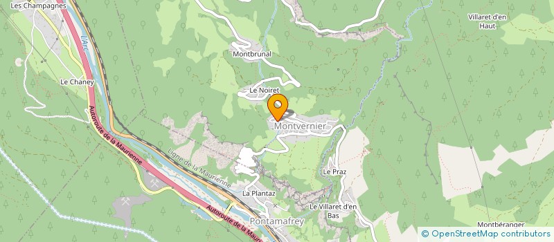 localisation de l'entreprise GAEC LES P'TITS CHENE à ALBIEZ-MONTROND