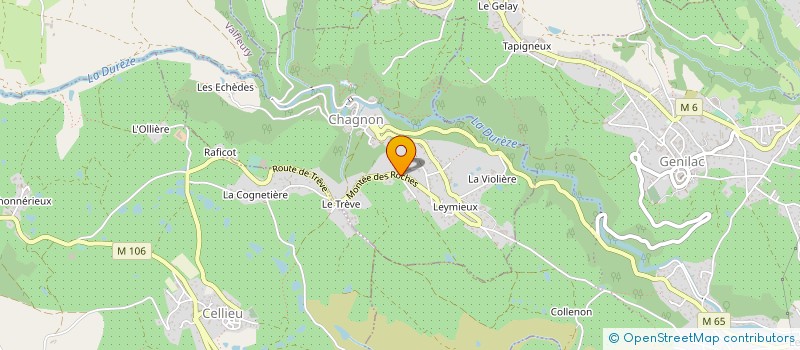 localisation de l'entreprise GAEC LES P'TITS PEPINS BIOS  CHAGNON