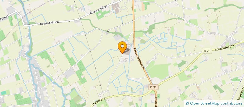 localisation de l'entreprise GAEC LES PERRINES  PERNES LES FONTAINES