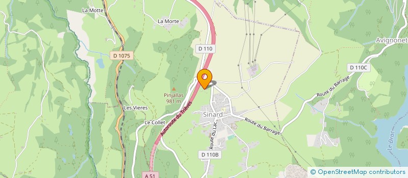 localisation de l'entreprise GAEC LES PERVENCHES à SINARD