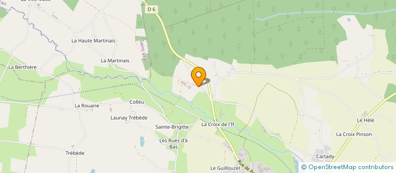 localisation de l'entreprise GAEC LES PETITES FORGES  MERDRIGNAC