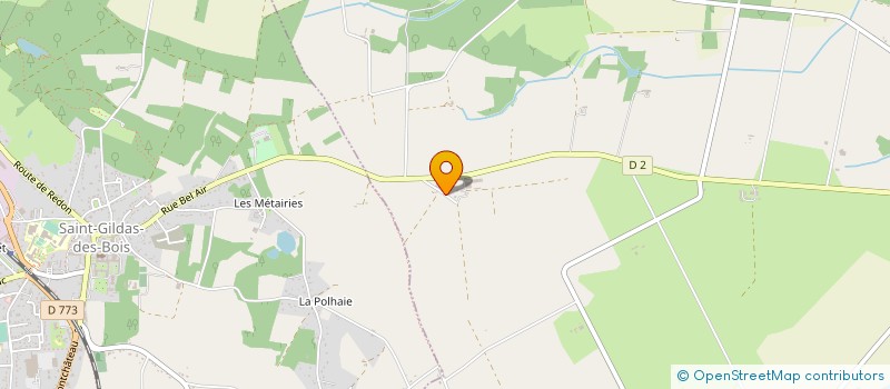 localisation de l'entreprise GAEC LES PINS à GUENROUET