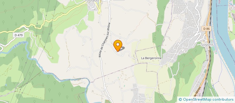 localisation de l'entreprise GAEC LES PINS à TOULAUD