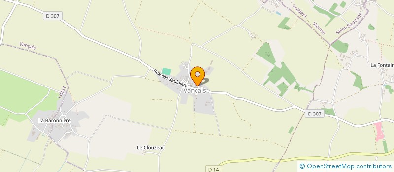 localisation de l'entreprise GAEC LES PLATANES à VANCAIS