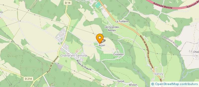 localisation de l'entreprise GAEC LES POMMIERS à CHENE-EN-SEMINE