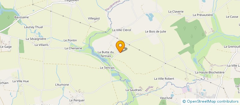 localisation de l'entreprise GAEC LES PORTES RONDES à CUGUEN