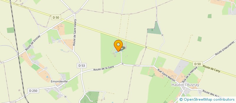 localisation de l'entreprise GAEC LES PRES D'ARTEMARE  SAINT-VAAST-DIEPPEDALLE