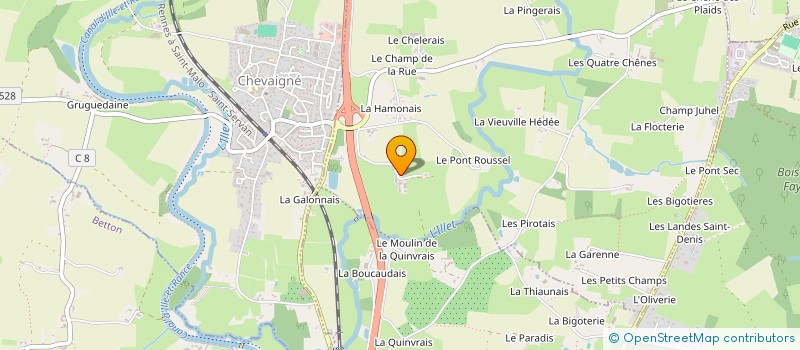 localisation de l'entreprise GAEC LES PRES DE L'ILLET à MOUAZE