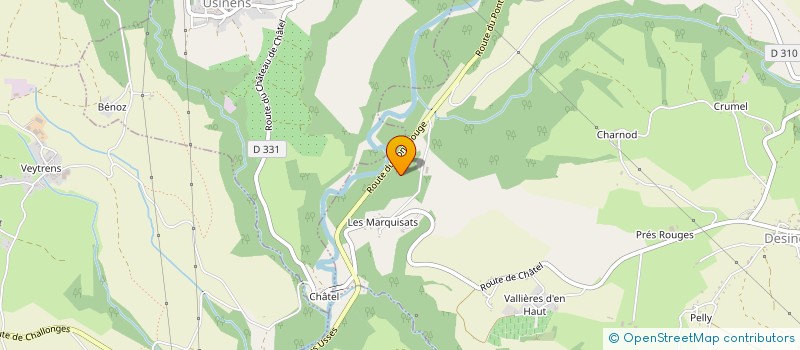 localisation de l'entreprise GAEC LES PRES ROUGES à DESINGY