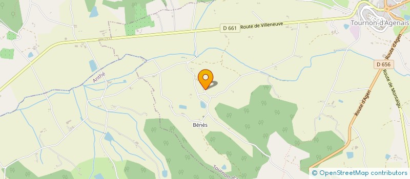 localisation de l'entreprise GAEC LES PRUNEAUX DU POUCHALOU  TOURNON-D'AGENAIS