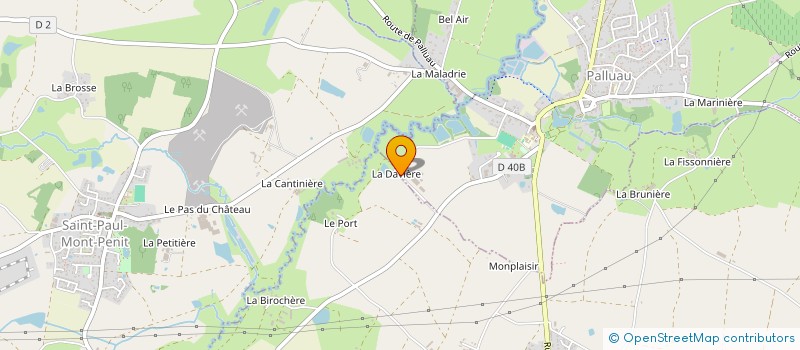 localisation de l'entreprise GAEC LES RAMIERS  PALLUAU