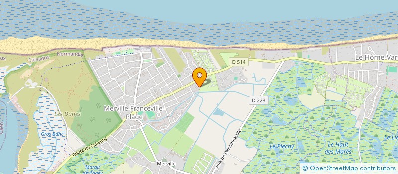 localisation de l'entreprise GAEC LES RIVAGES  MERVILLE FRANCEVILLE