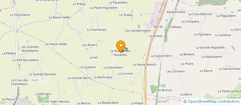 localisation de l'entreprise GAEC LES ROCHERS à BAIS