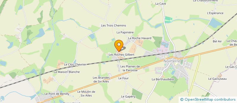 localisation de l'entreprise GAEC LES ROCHES BONIFAIT  BRESSUIRE