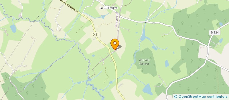 localisation de l'entreprise GAEC LES ROSES  VAUSSEROUX