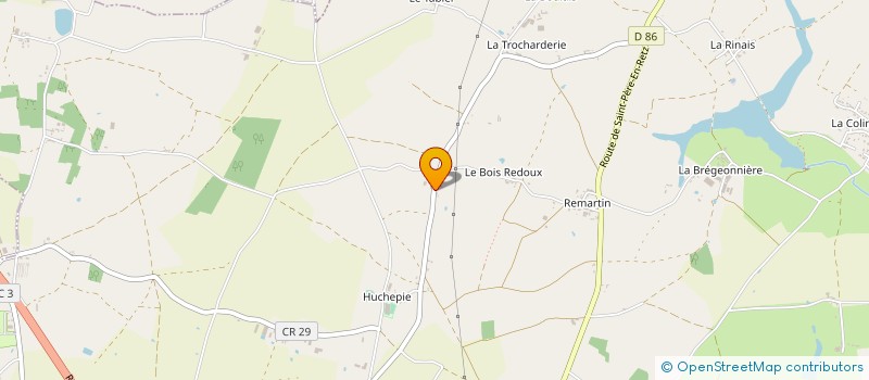 localisation de l'entreprise GAEC LES ROSSIGNOLS à PORNIC