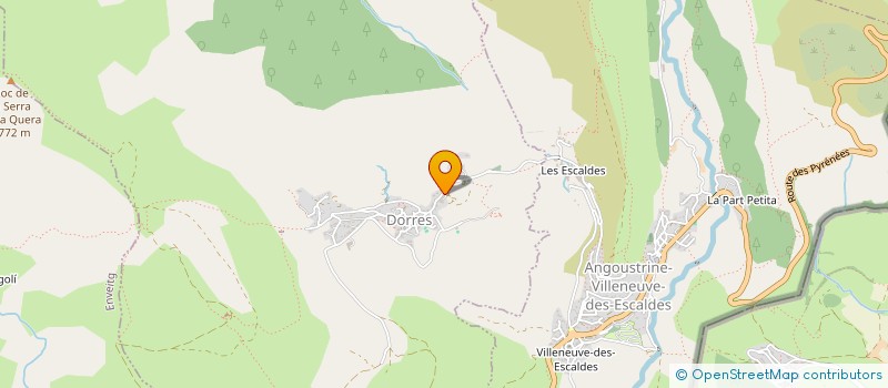 localisation de l'entreprise GAEC LES ROUQUINES  DORRES