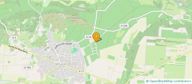 localisation de l'entreprise GAEC LES RUCHERS DE GEYMON  MOURIES