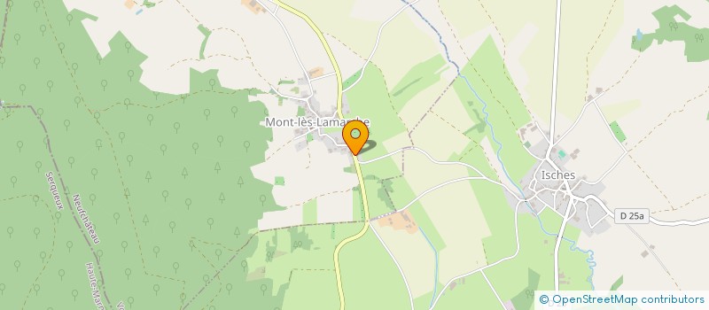 localisation de l'entreprise GAEC LES RUCHERS DES TROIS PROVINCES  MONT-LES-LAMARCHE