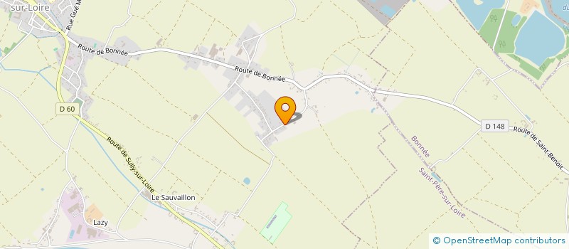 localisation de l'entreprise GAEC LES RUCHERS DU VAL D'OR à SAINT-BENOIT-SUR-LOIRE