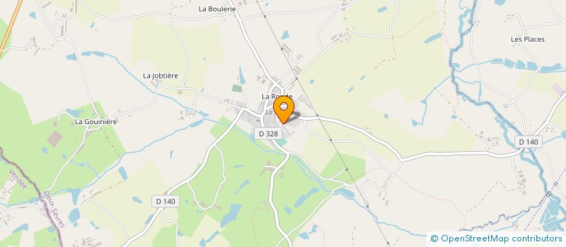 localisation de l'entreprise GAEC LES RUISSEAUX à LA FORET-SUR-SEVRE