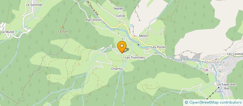 localisation de l'entreprise GAEC LES SAPINS à ABONDANCE