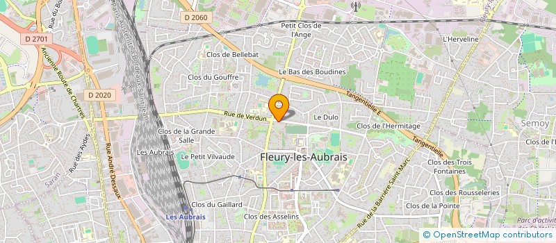 localisation de l'entreprise GAEC LES SAPINS à FLEURY-LES-AUBRAIS