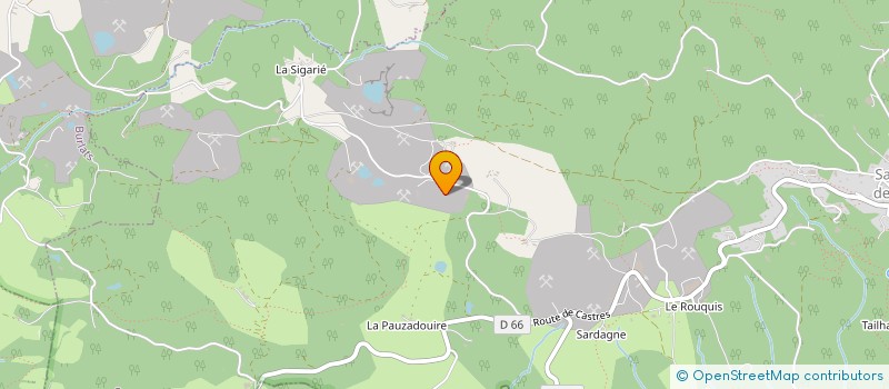 localisation de l'entreprise GAEC LES SAUGES à NOAILHAC