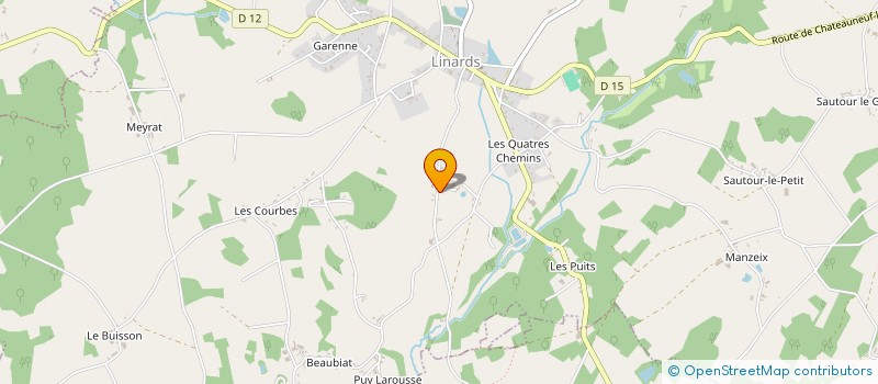 localisation de l'entreprise GAEC LES SERRES DE STEPHANIE à LINARDS