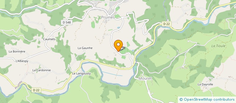 localisation de l'entreprise GAEC LES SERRES DU POUGET à CONQUES-EN-ROUERGUE