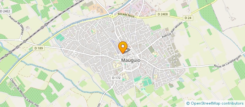 localisation de l'entreprise GAEC LES TAMARIS à MAUGUIO