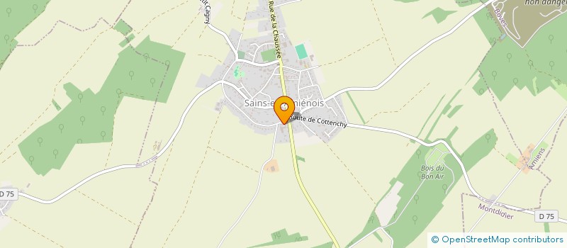 localisation de l'entreprise GAEC LES TILLEULS à SAINS-EN-AMIENOIS