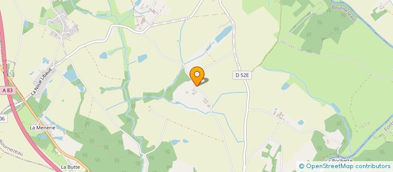 localisation de l'entreprise GAEC LES TROIS ETANGS à BOURNEZEAU