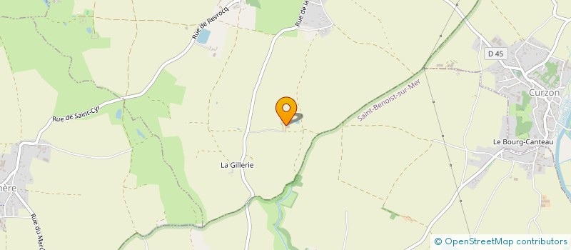 localisation de l'entreprise GAEC LES TROIS ETANGS à SAINT-VINCENT-SUR-GRAON