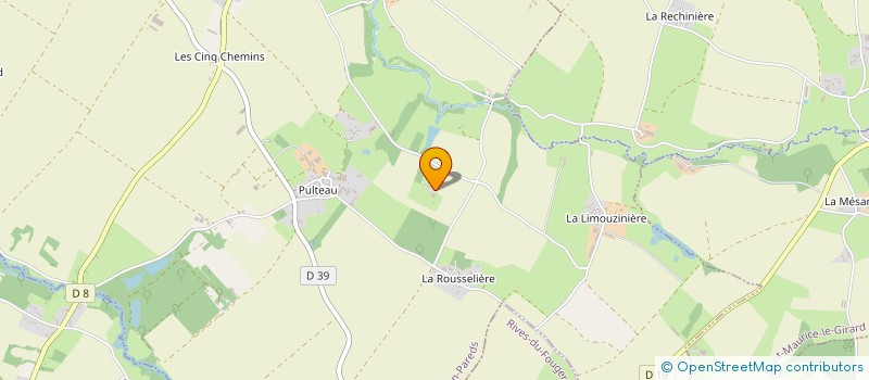 localisation de l'entreprise GAEC LES TROIS FONTAINES à SAINT-MAURICE-LE-GIRARD