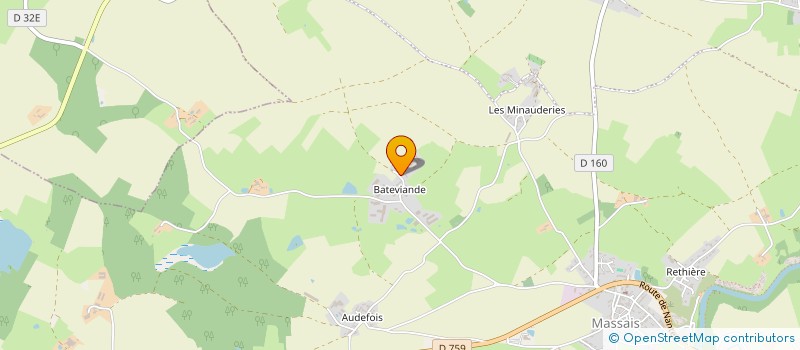 localisation de l'entreprise GAEC LES VALLEES  VAL EN VIGNES