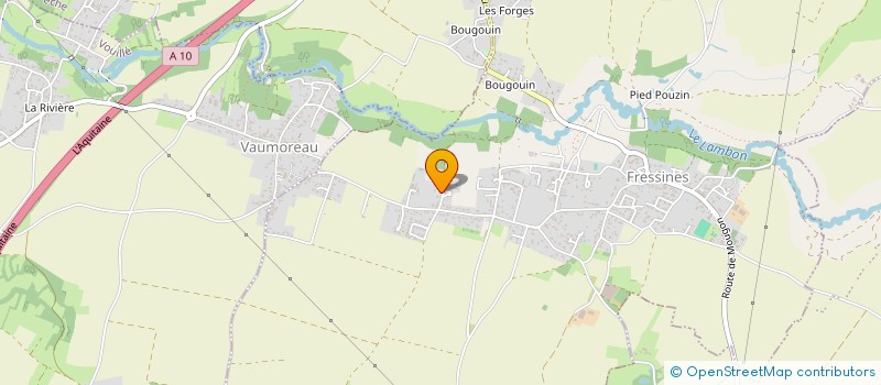 localisation de l'entreprise GAEC LES VERGERS  FRESSINES