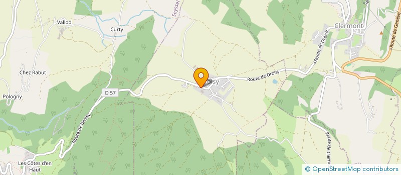 localisation de l'entreprise GAEC LES VIOLETTES à DROISY