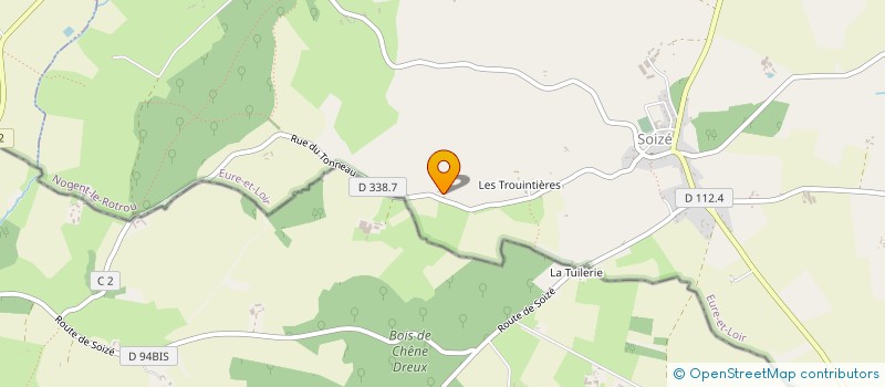localisation de l'entreprise GAEC LESAGE à AUTHON-DU-PERCHE