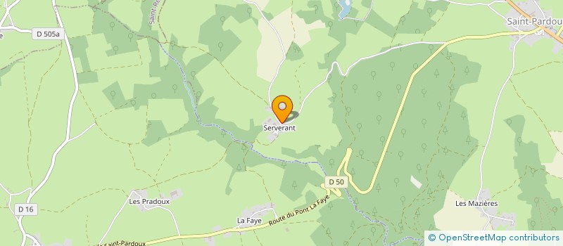 localisation de l'entreprise GAEC LESCURE  SAINT-PARDOUX