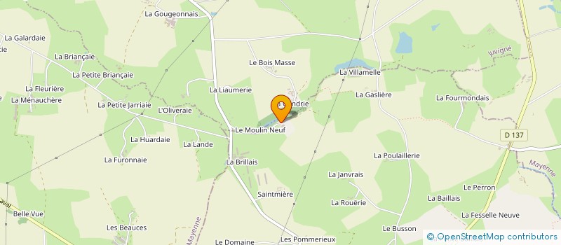 localisation de l'entreprise GAEC LESTIC à SAINT-OUEN-DES-TOITS